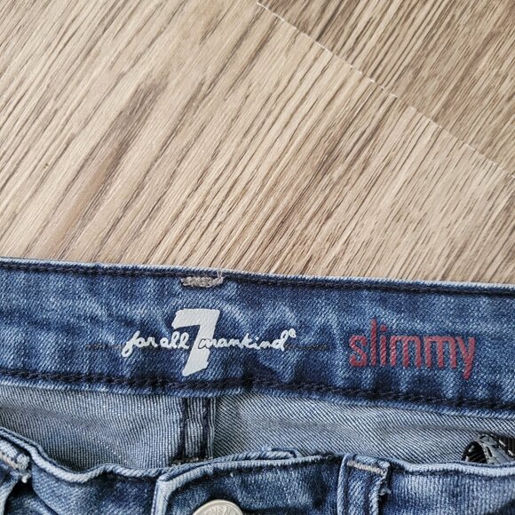 Kids 7 For All Mankind ‘Slimmy’ Jeans! Size 10 - Picture 3 of 5